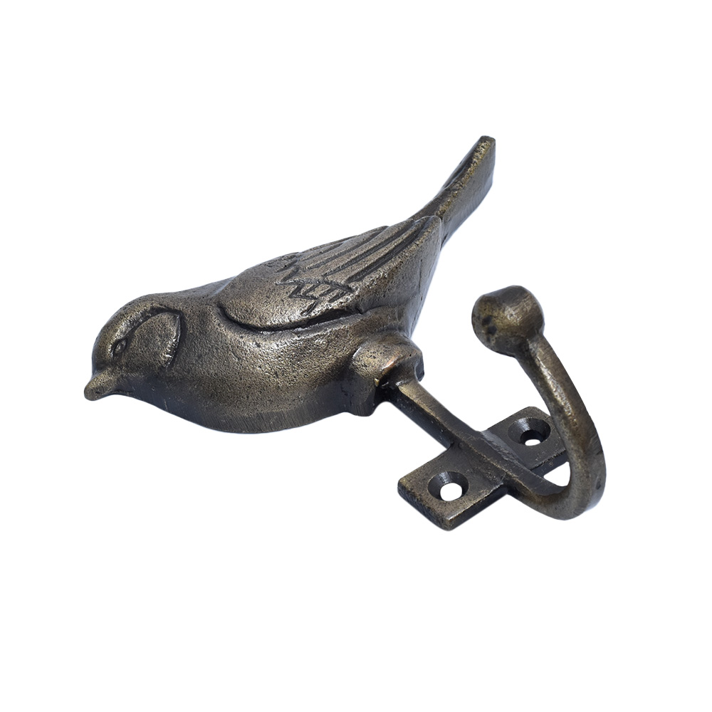 Antique Bird Iron Key Wall Hooks